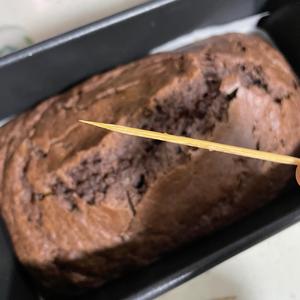 巧克力香蕉蛋糕（超简单超快手）的做法 步骤12