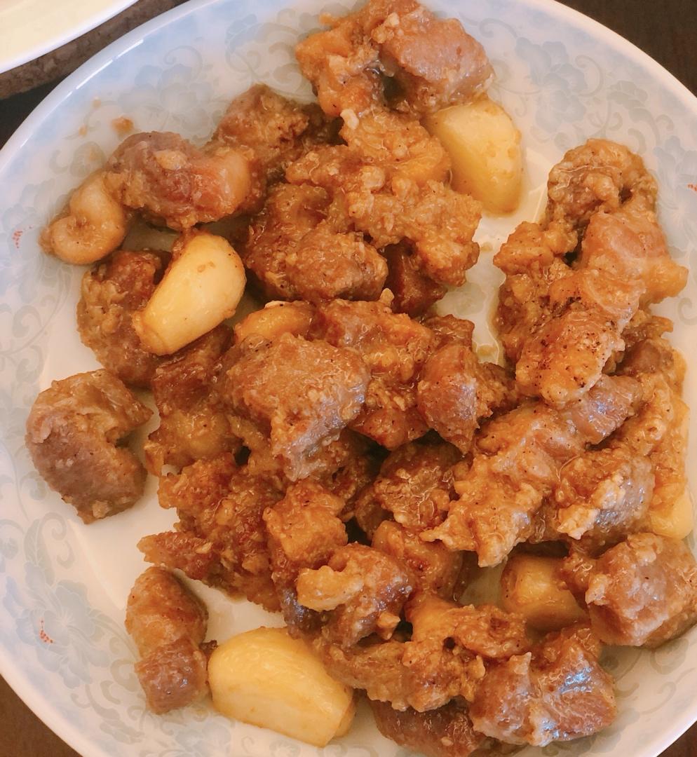 黑蒜子牛肉粒