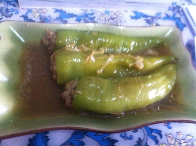 下饭菜——肉酿虎皮尖椒