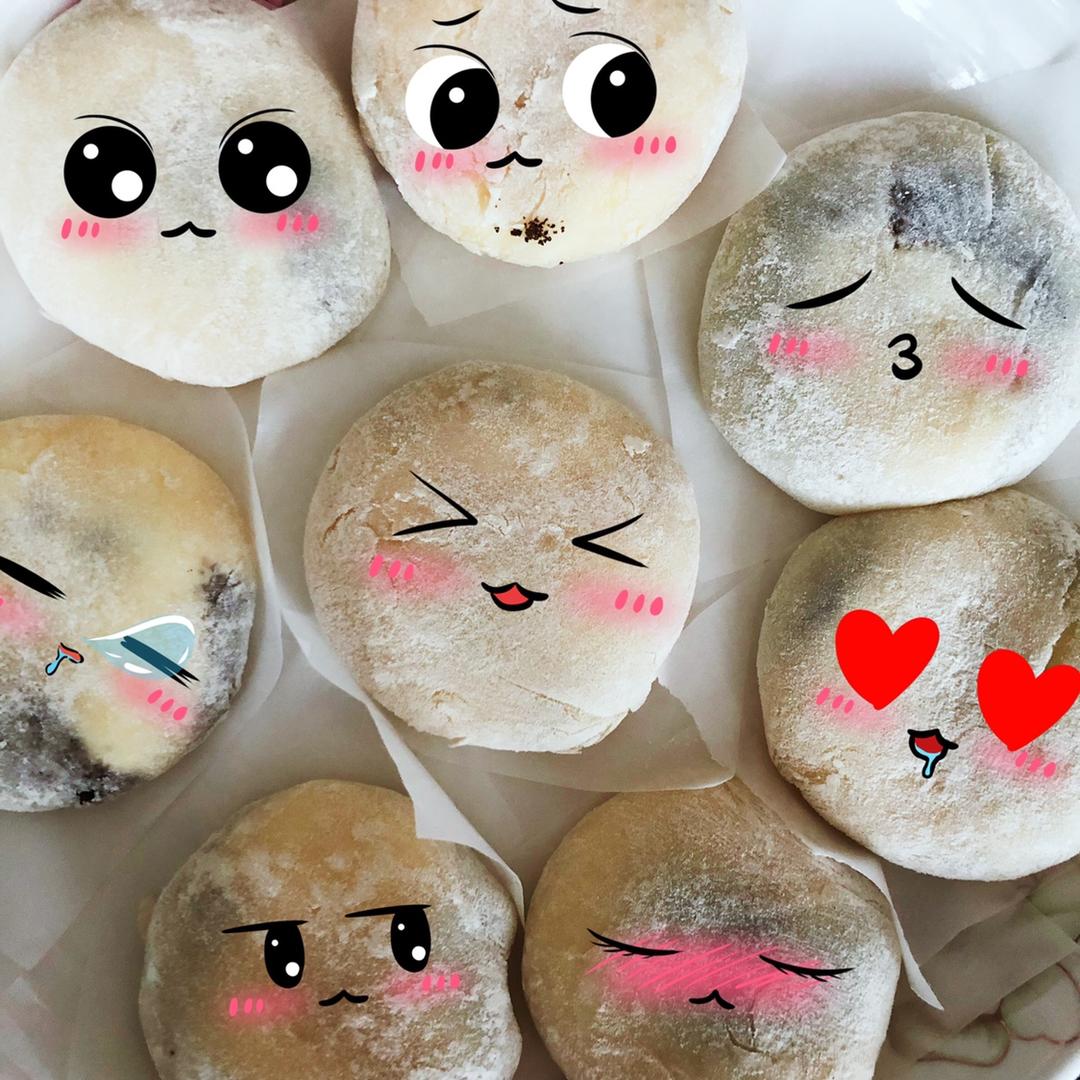 腹黑白胖子——奥利奥雪媚娘