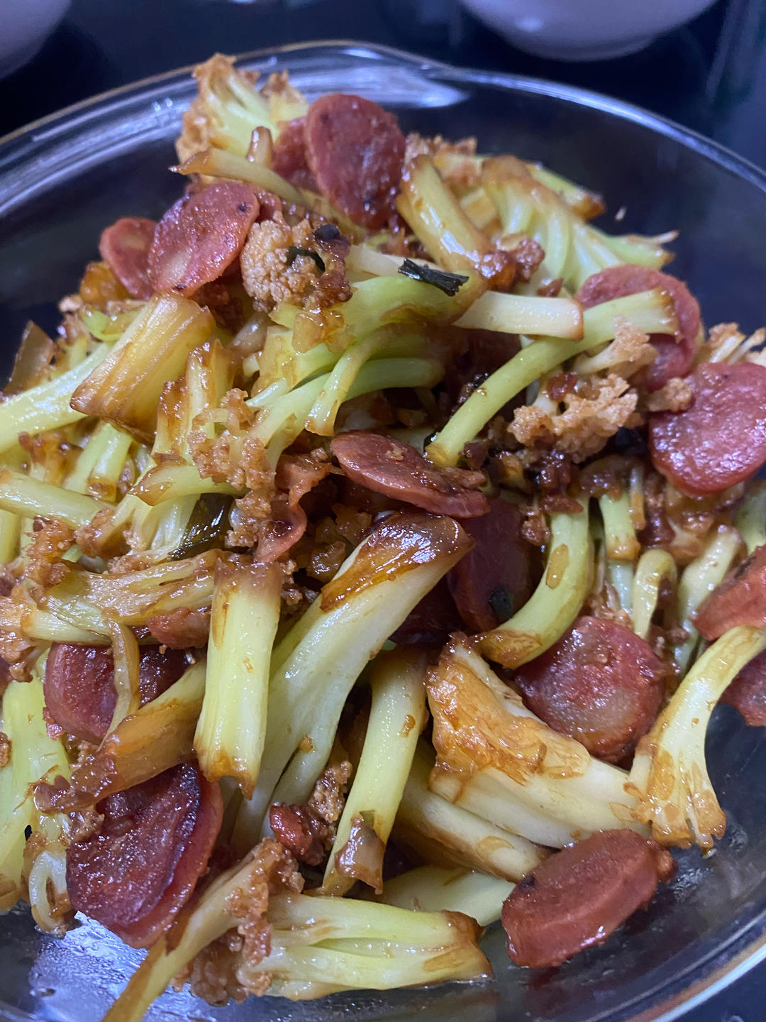 花菜炒腊肠