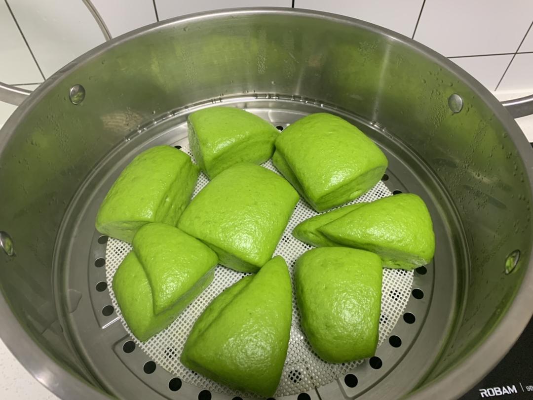 菠菜馒头