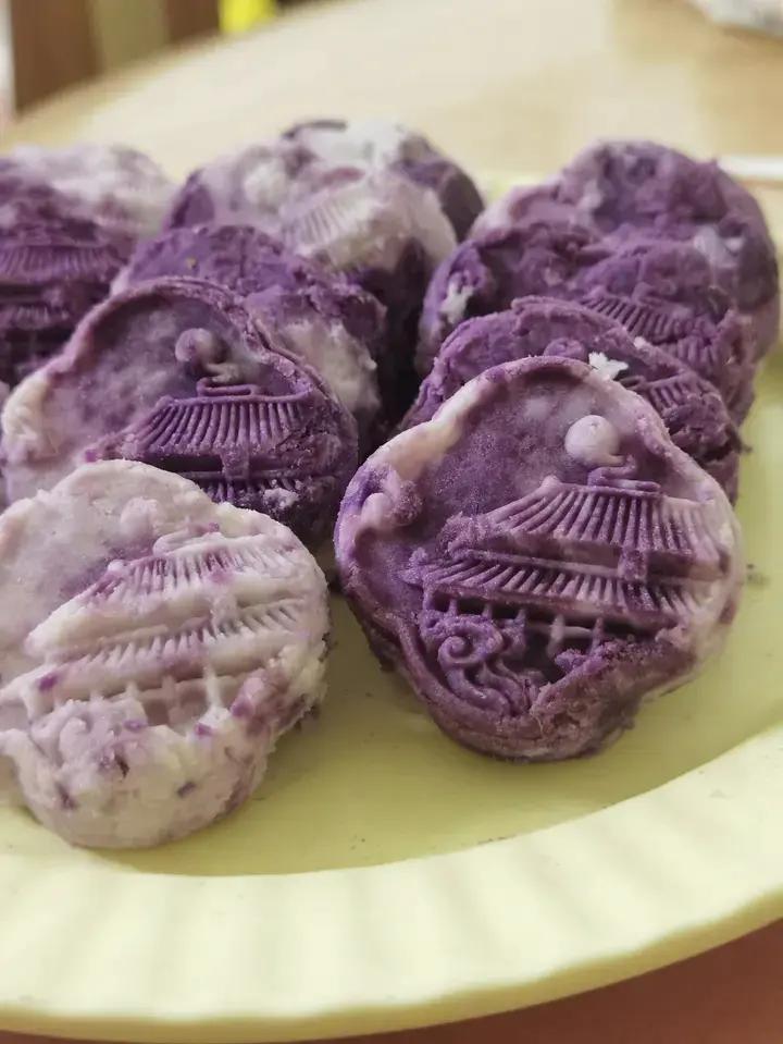 紫薯山药糕