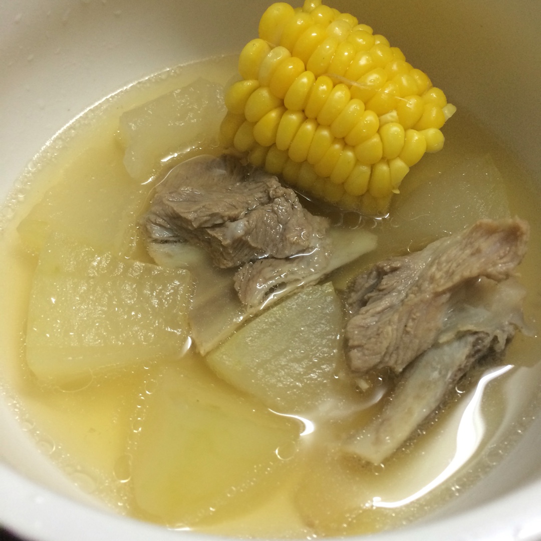 冬瓜玉米排骨汤