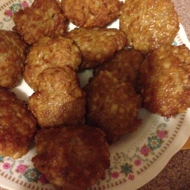 香煎莲藕肉饼