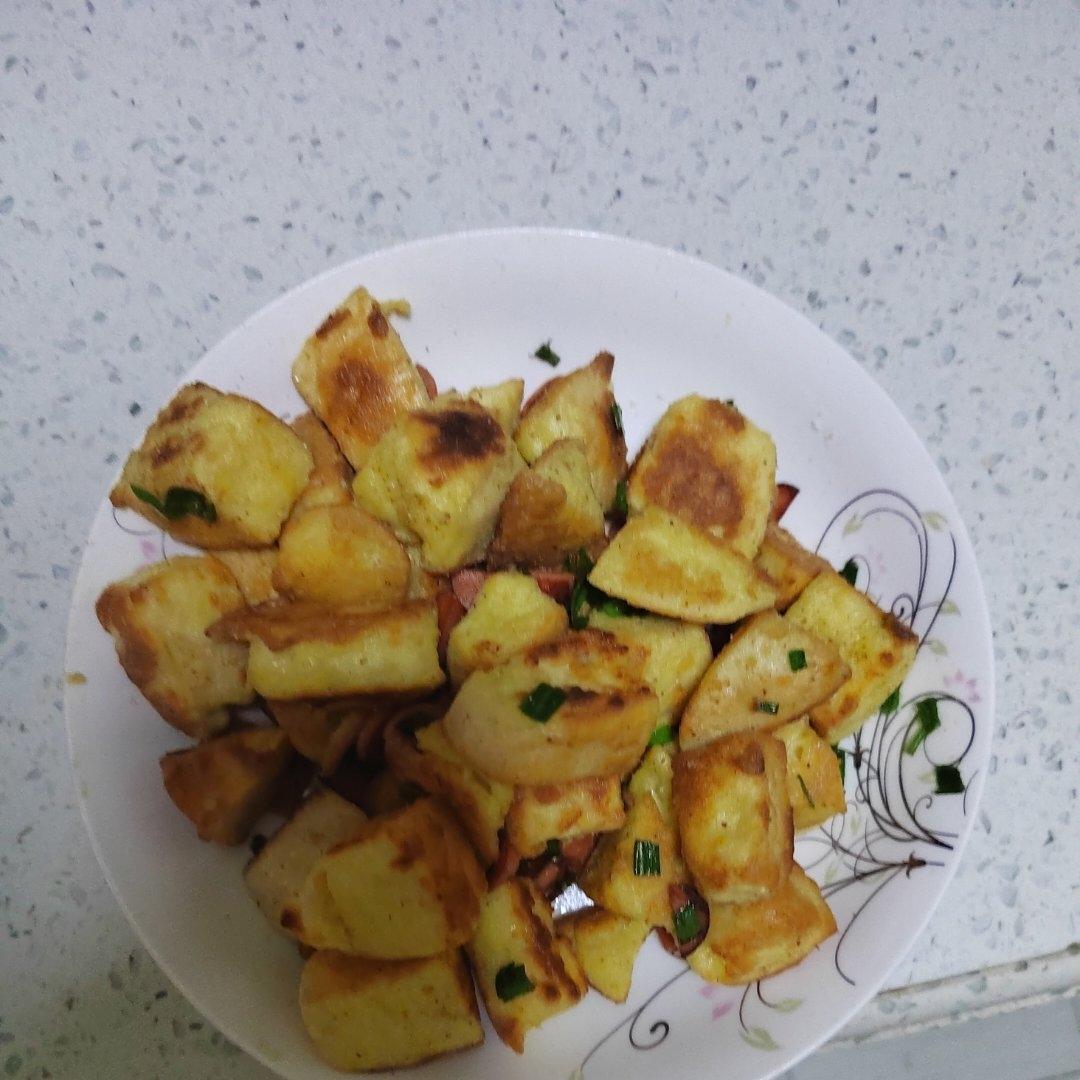 吃过一次就会爱上的孜然炒馒头