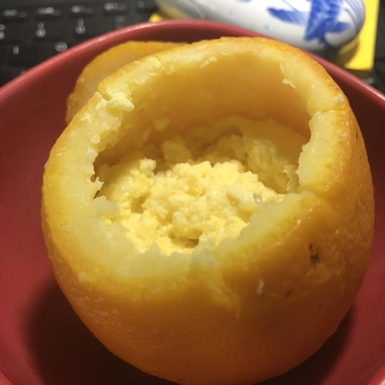 橙子蒸蛋