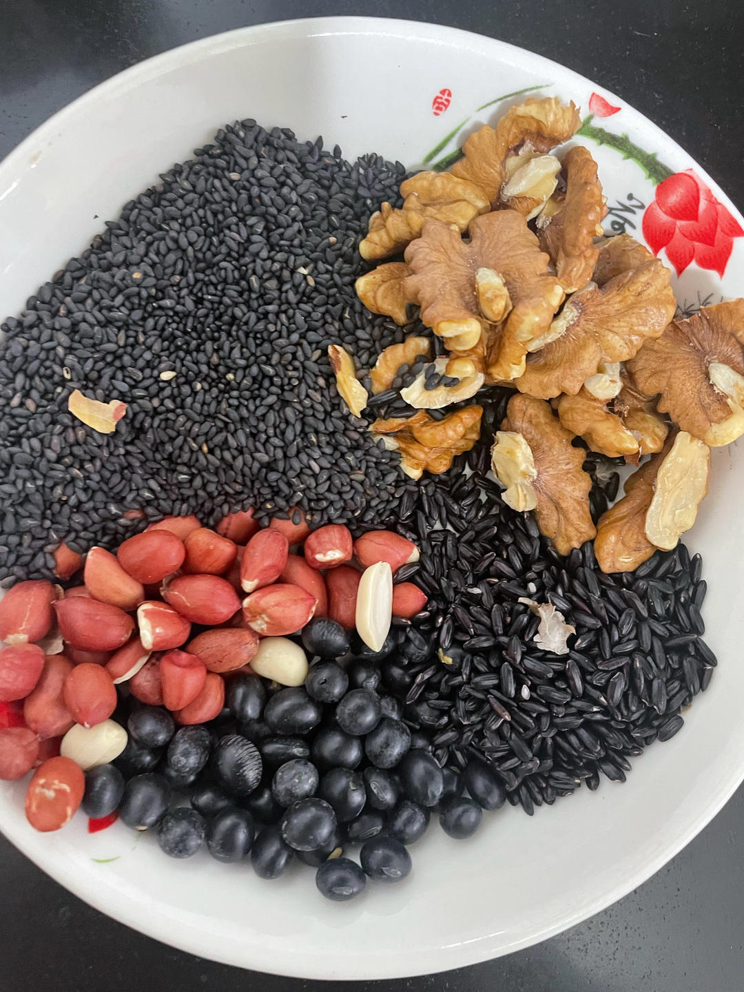 黑芝麻核桃补发补钙米糊