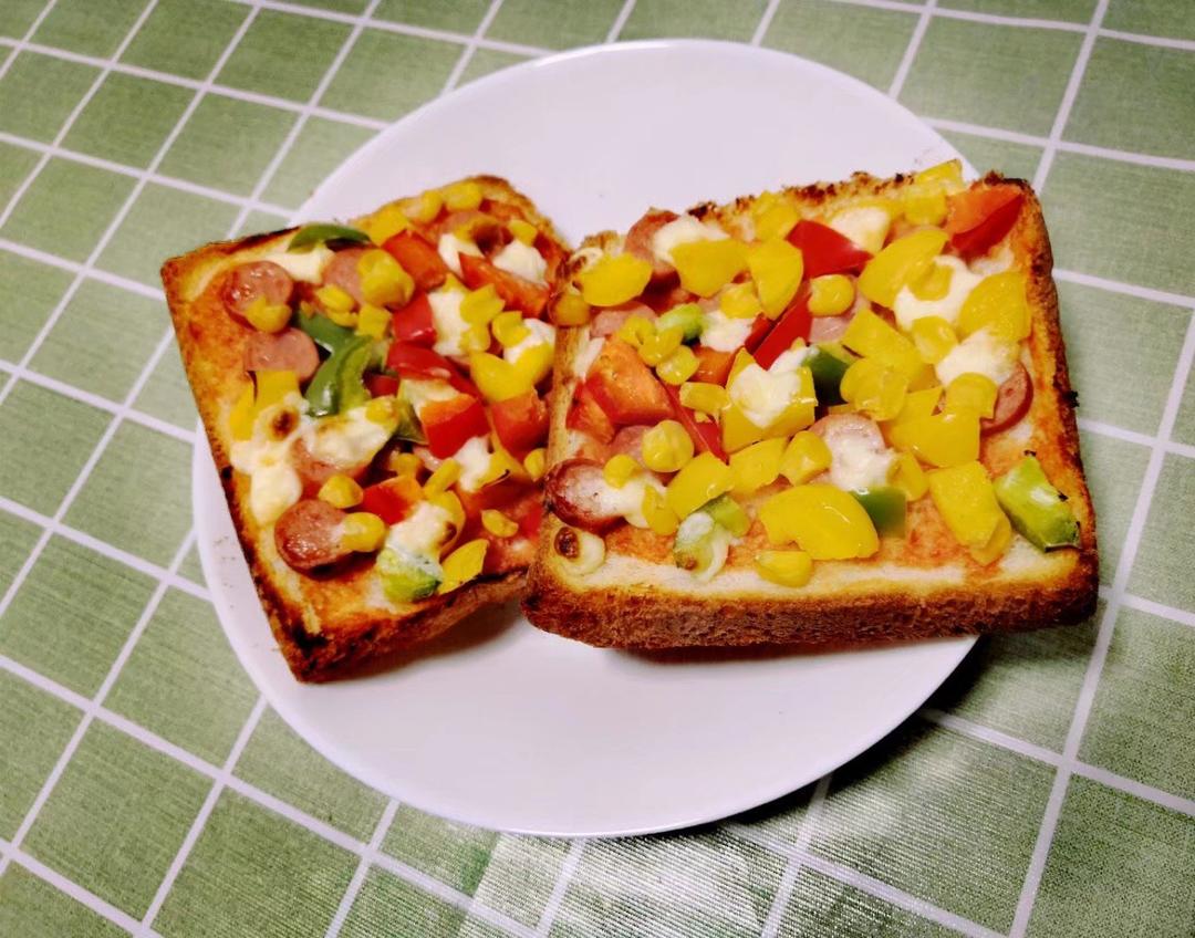 超好吃面包披萨🍕