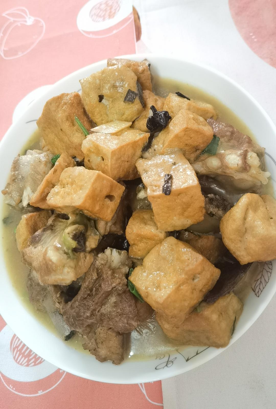 豆腐泡炖排骨