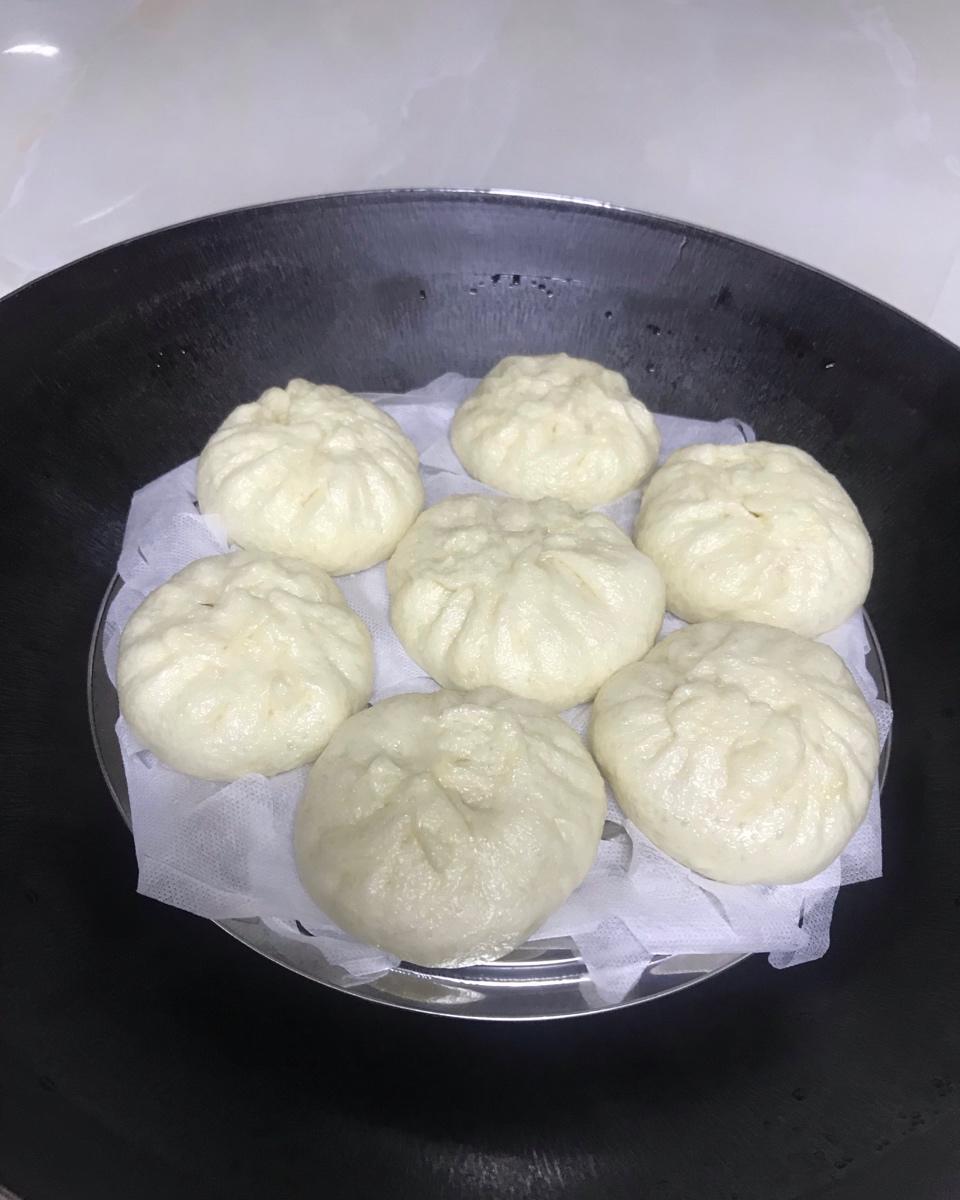 红萝卜圆白菜素菜包子（一次性发酵，附视频）