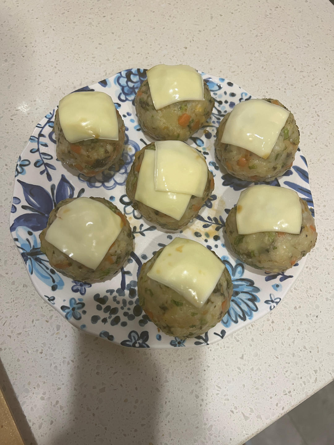 芝士就是力量【芝士肉松小饭团】