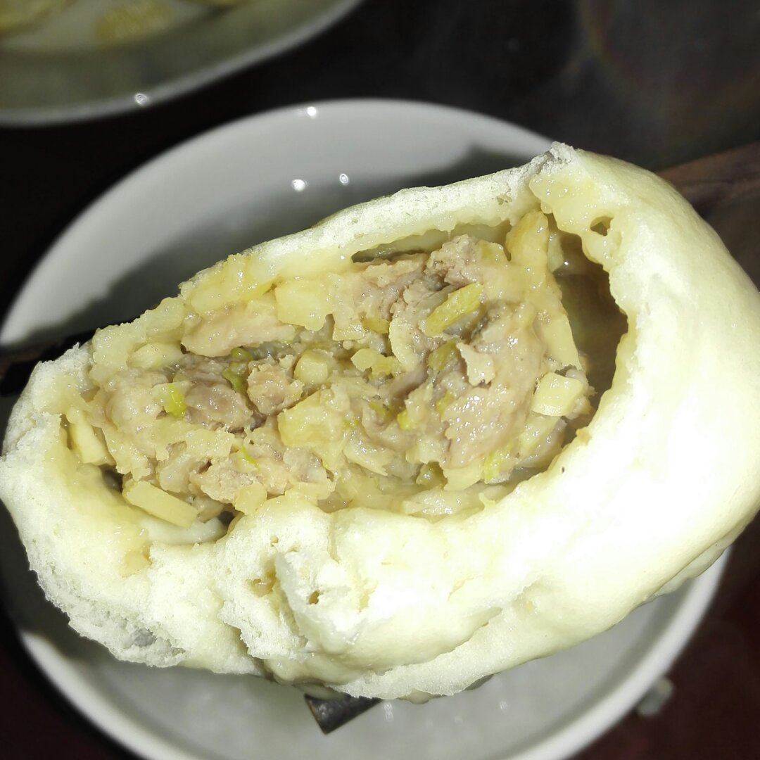 堂妈教你山菜鲜肉大包子