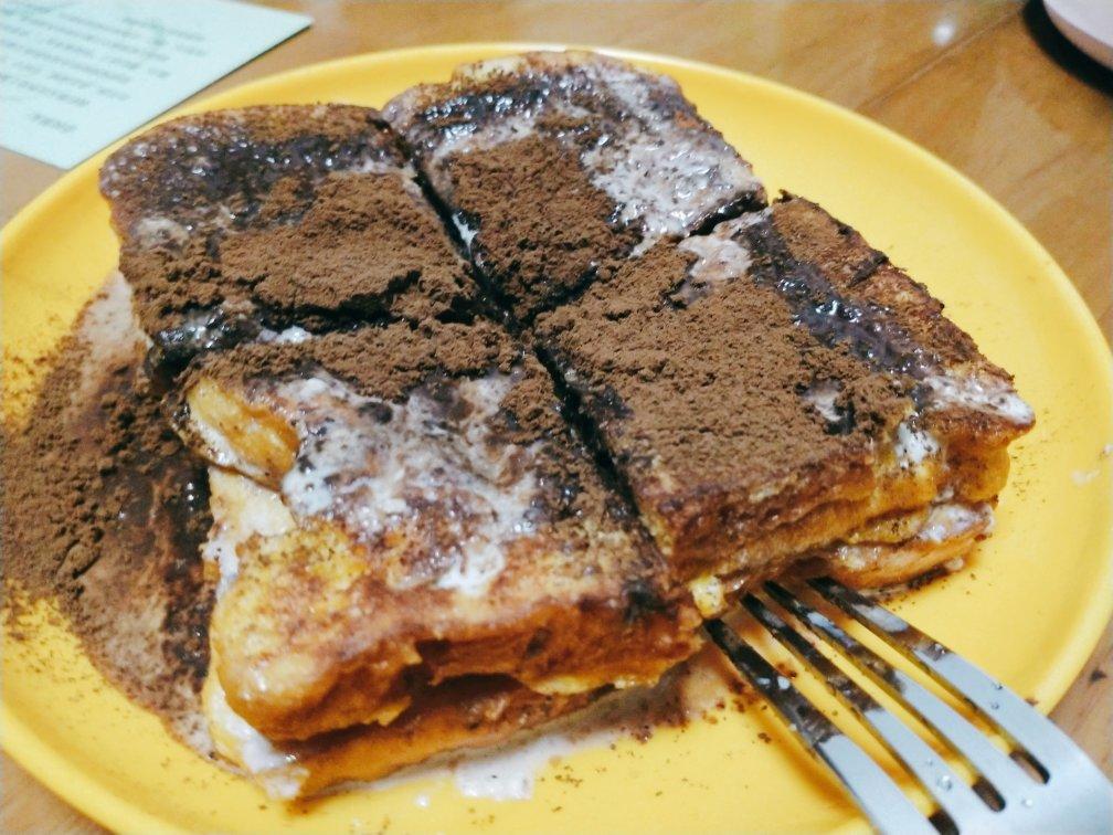 快手港式小甜品｜一秒流心的阿华田漏奶华西多士