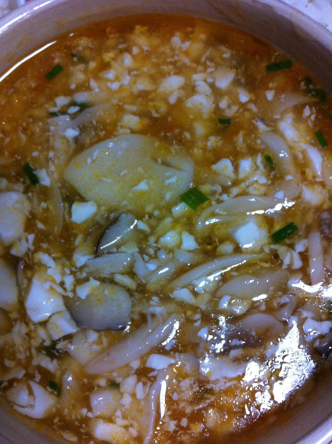 茄汁菌菇豆腐羹