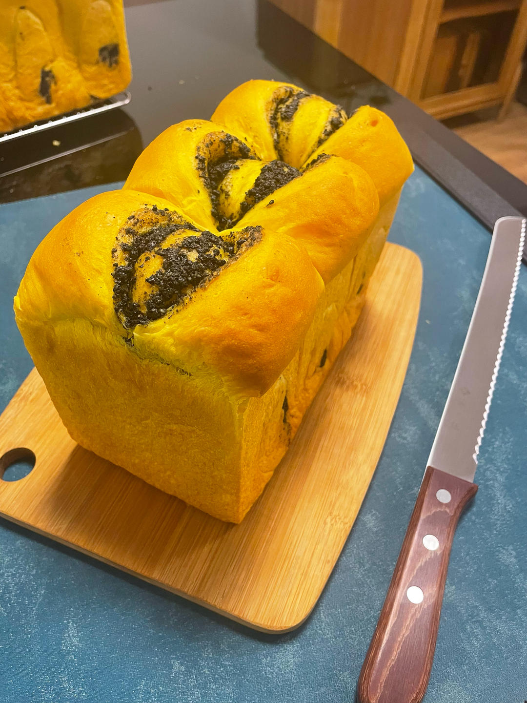 南瓜黑芝麻吐司