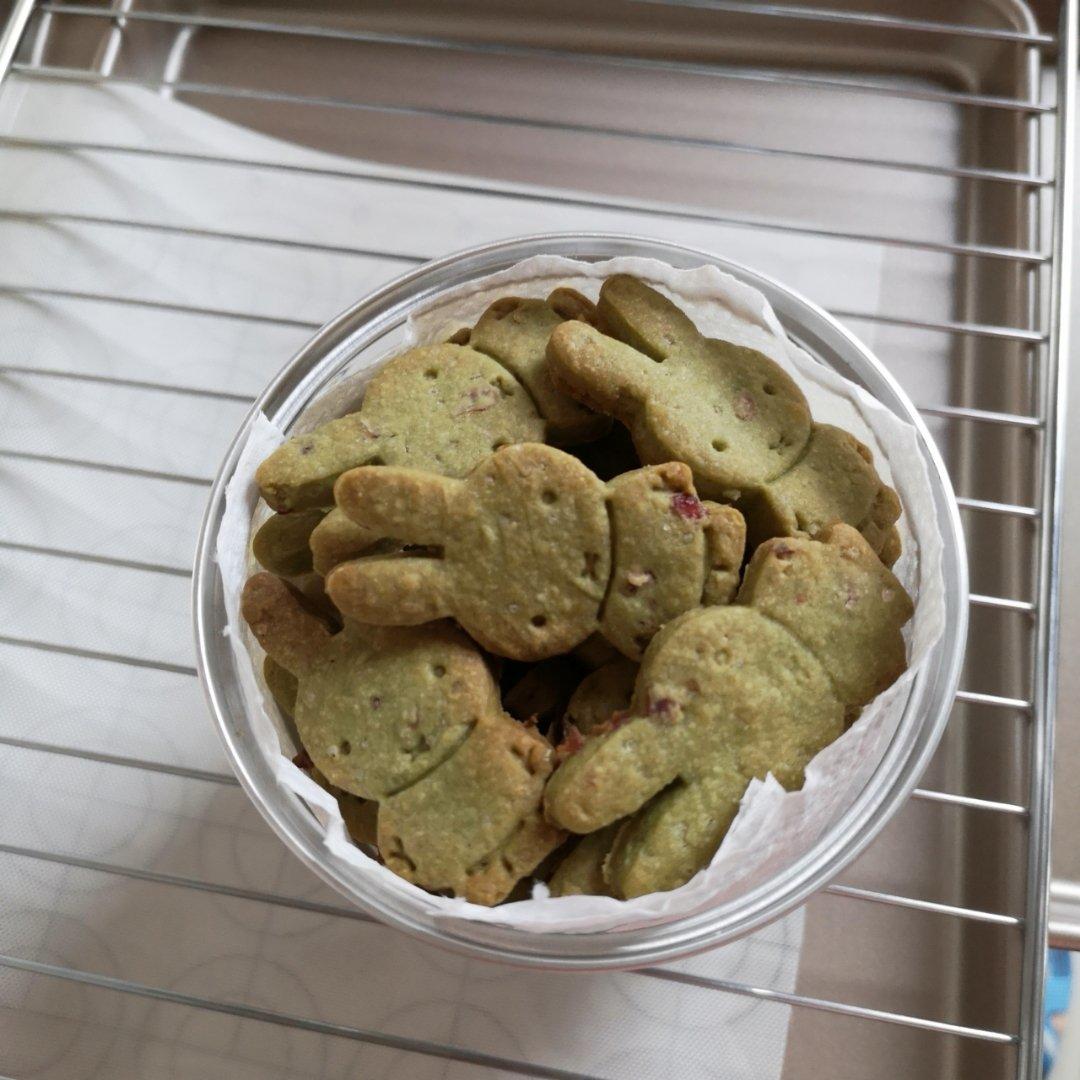 抹茶蔓越莓饼干