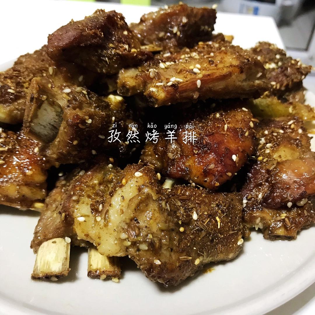 家庭烤箱烤羊排