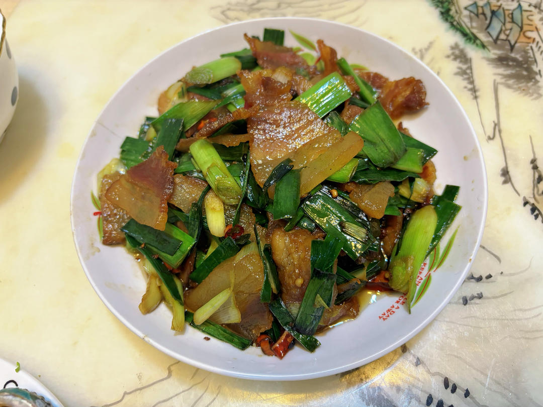 青蒜炒腊肉