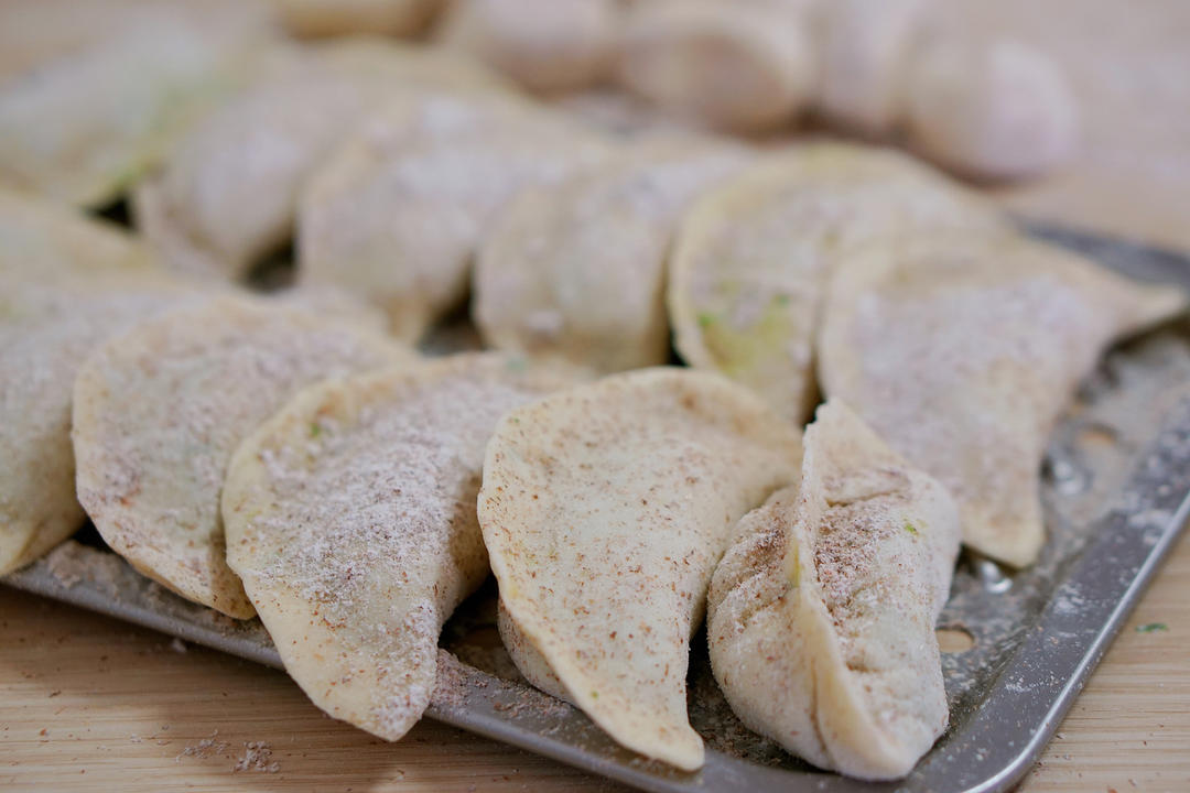 不出水的韭菜鸡蛋饺子馅