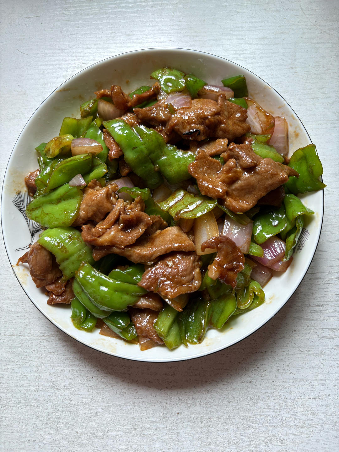 下饭菜：洋葱青椒炒肉片