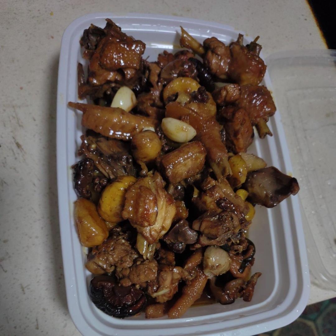 板栗烧鸡