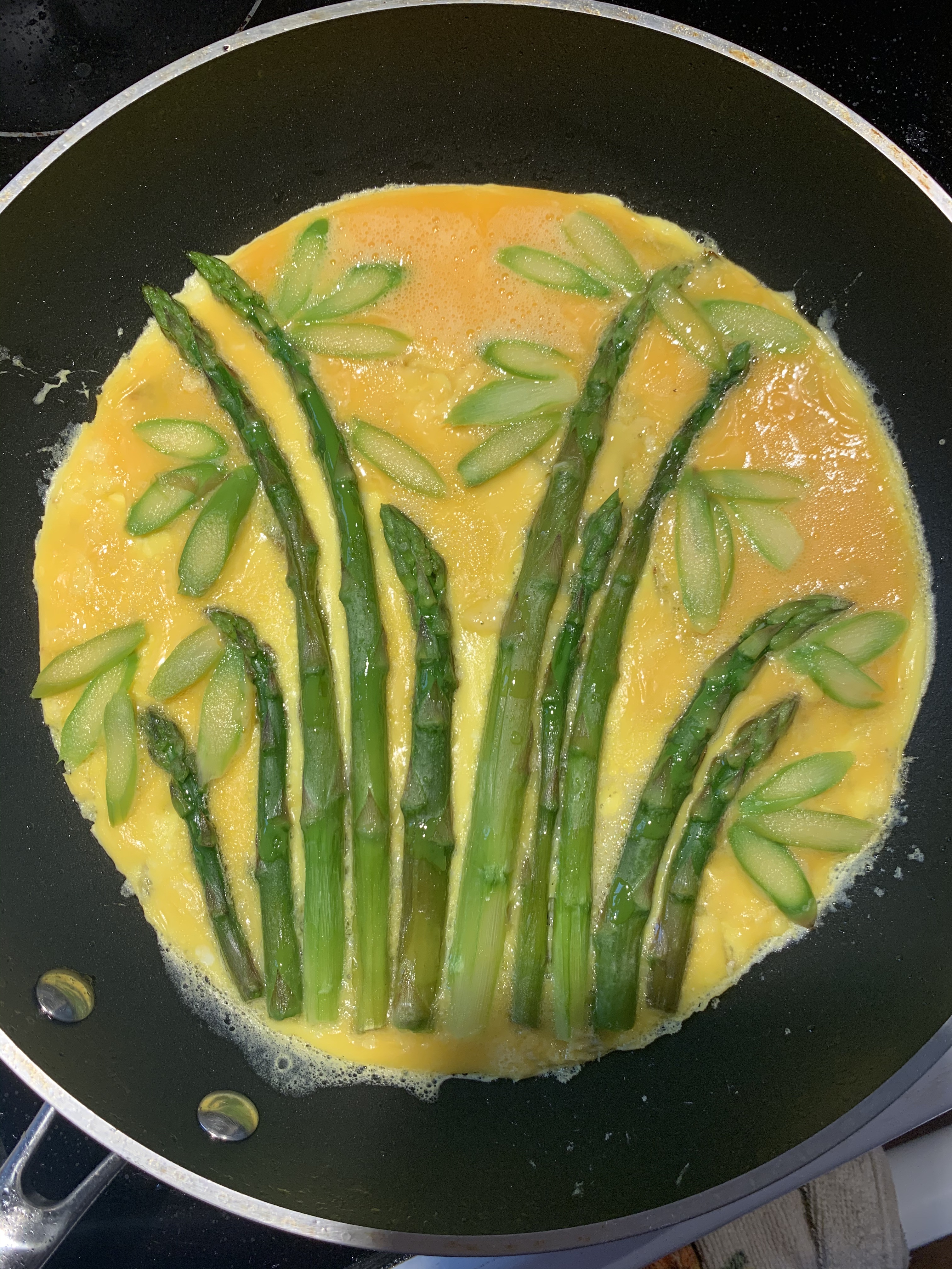 绿竹青青--芦笋煎鸡蛋的做法 步骤13