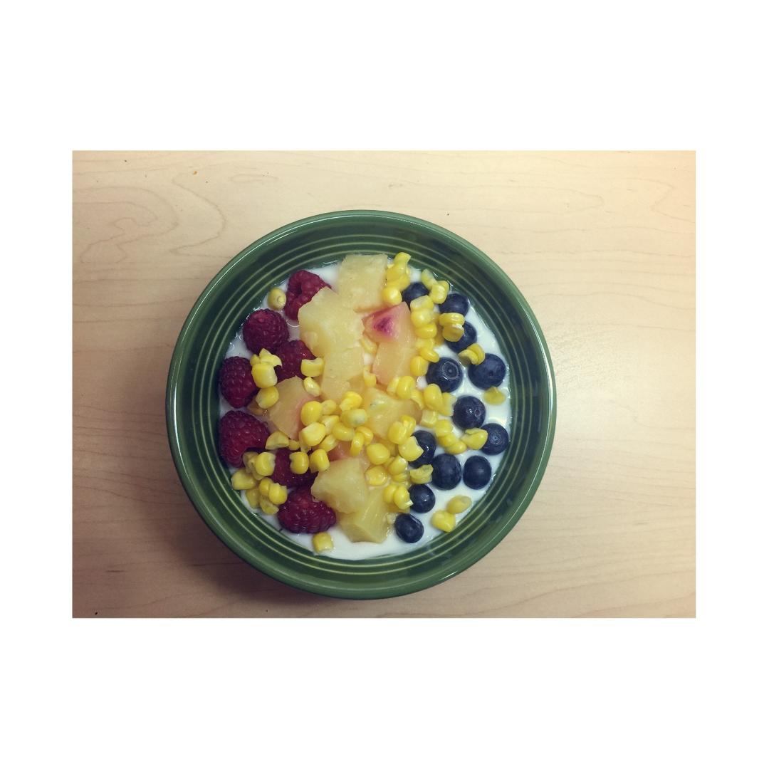 抹茶酸奶早餐碗