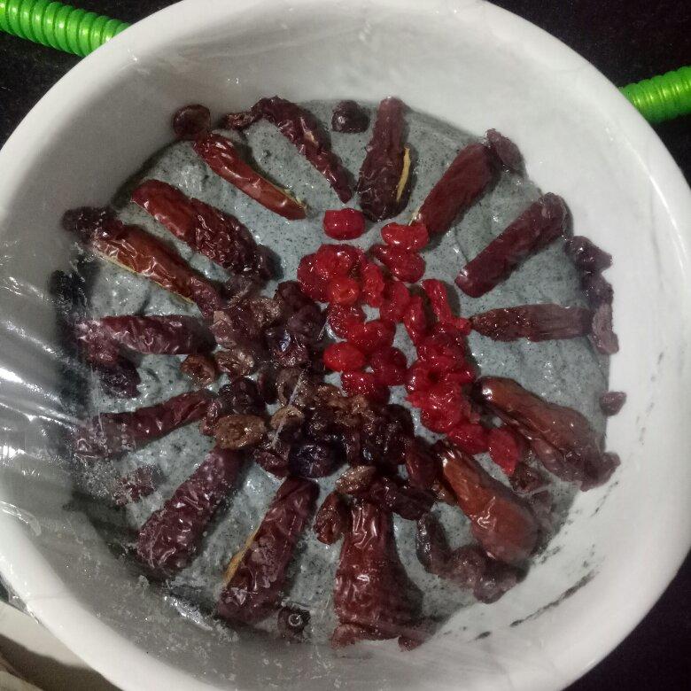 奶香黑芝麻发糕