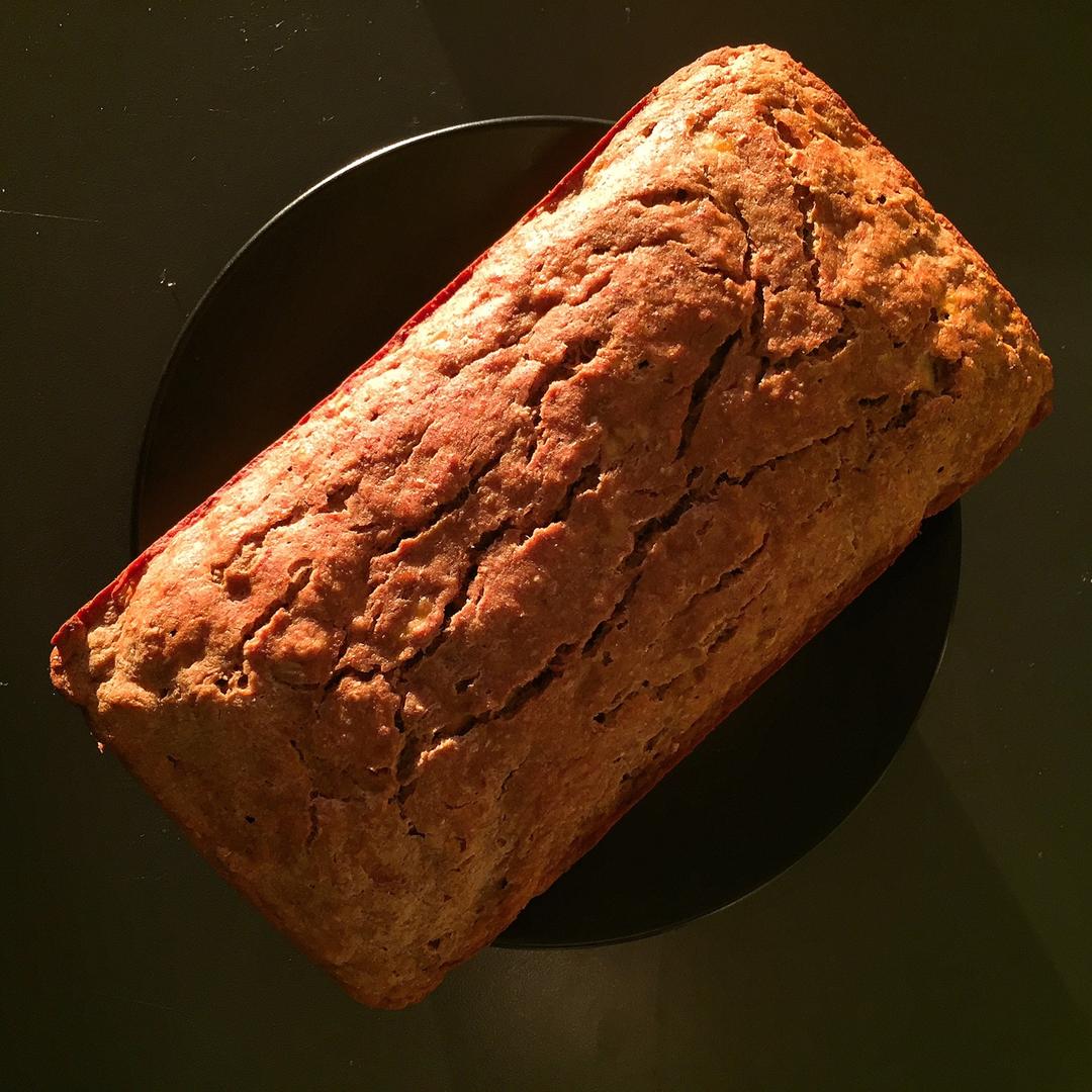 100%全谷物香蕉快手面包丨健康·烘焙