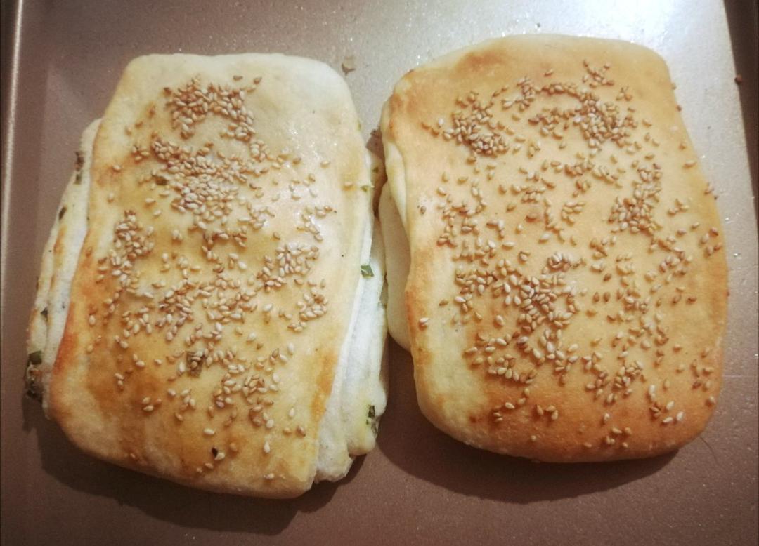 家常葱油烤饼