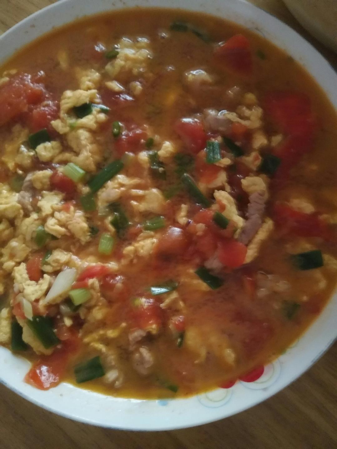 (外婆真传)西红柿打卤面