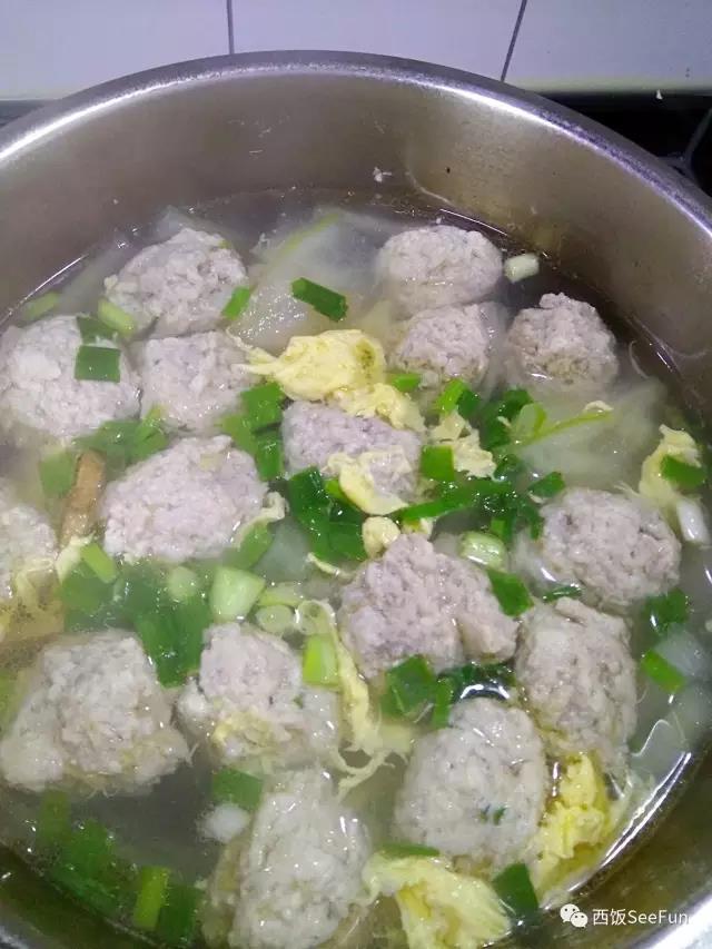 豆腐肉丸冬瓜汤的做法