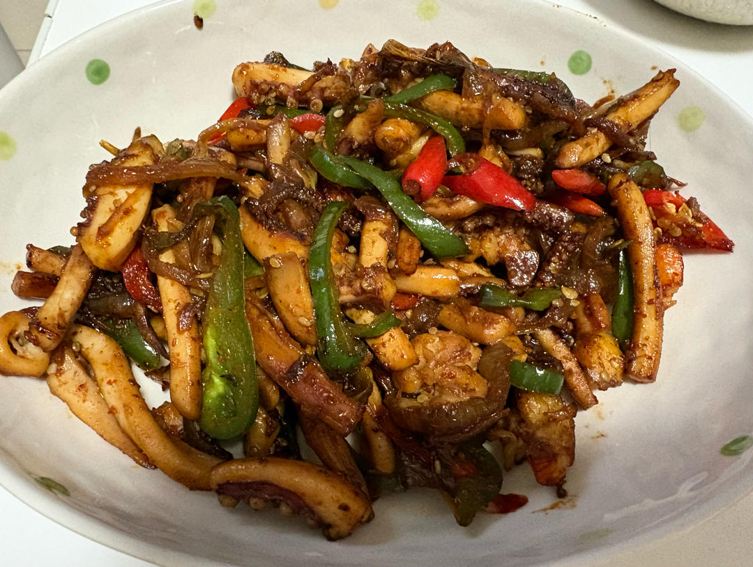 香辣孜然鱿鱼