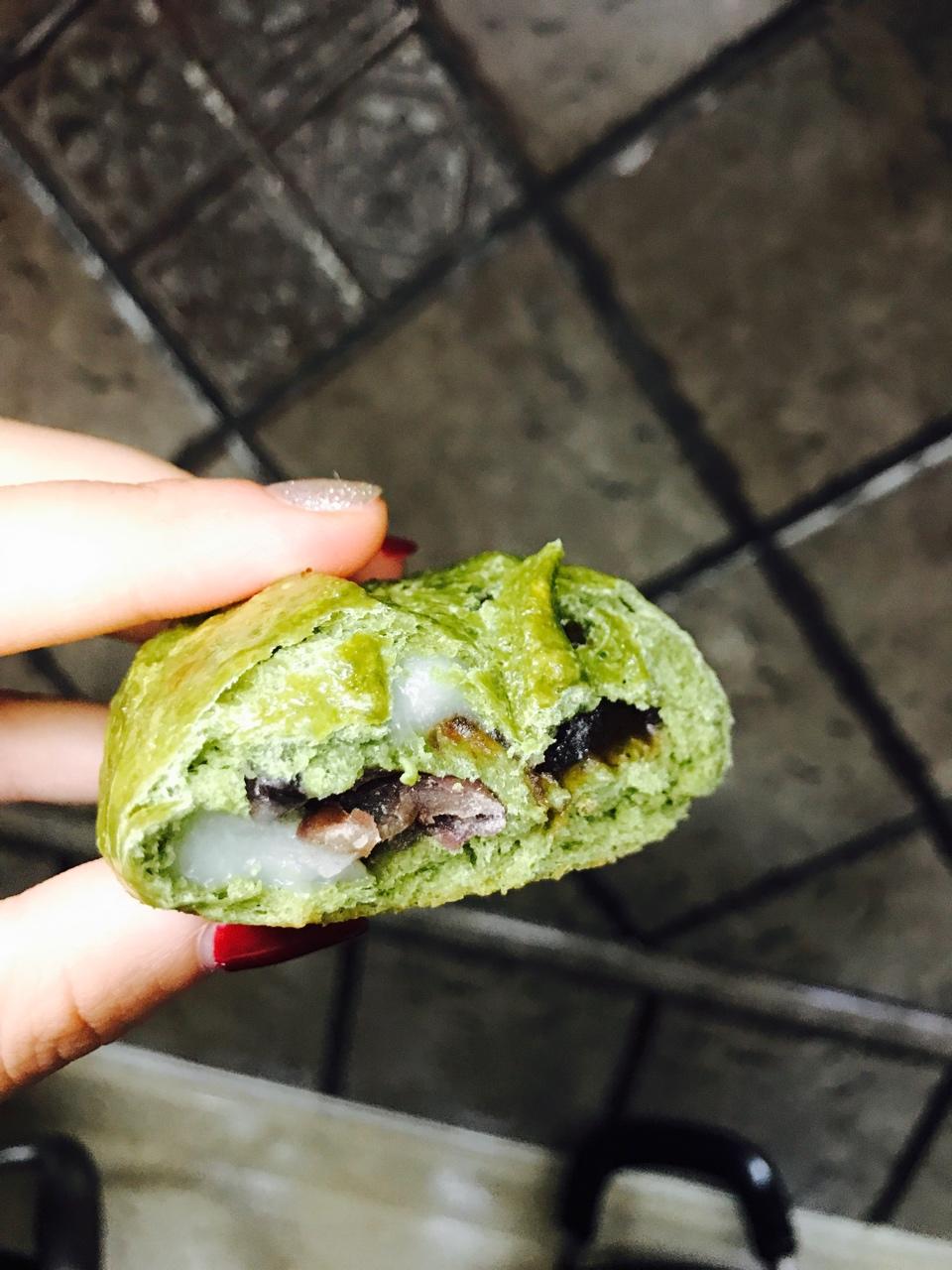 麻薯夹心抹茶软欧