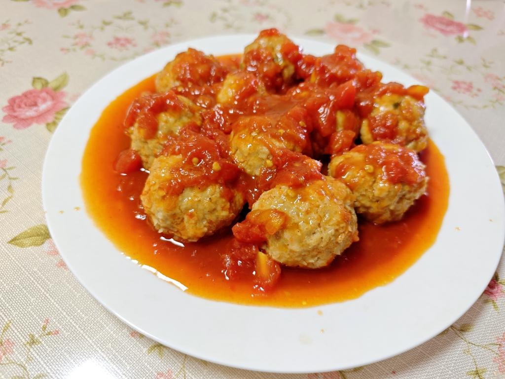 清蒸藕丁肉丸子