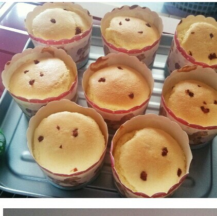软绵绵戚风纸杯蛋糕