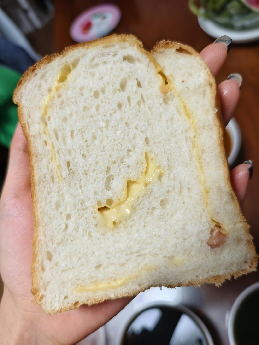 双重芝士早餐吐司