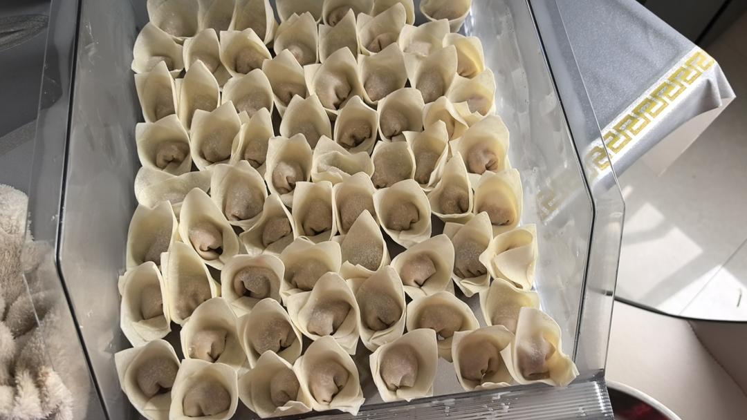 肉不柴的馄饨馅
