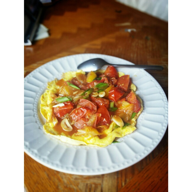 小番茄酸甜酱烘蛋