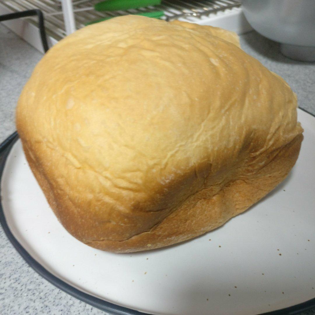 超级好吃的原味面包（面包机版）