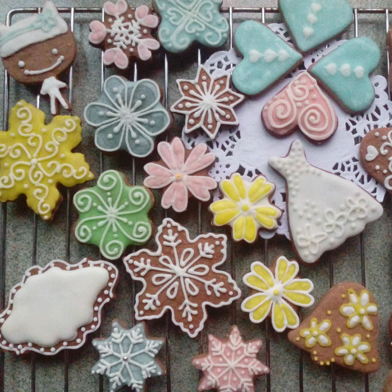 三鲜院子做的糖霜饼干