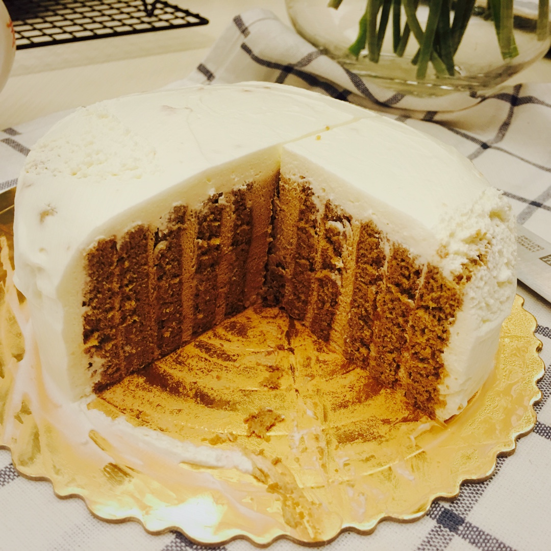 摩卡漩涡树桩造型蛋糕卷