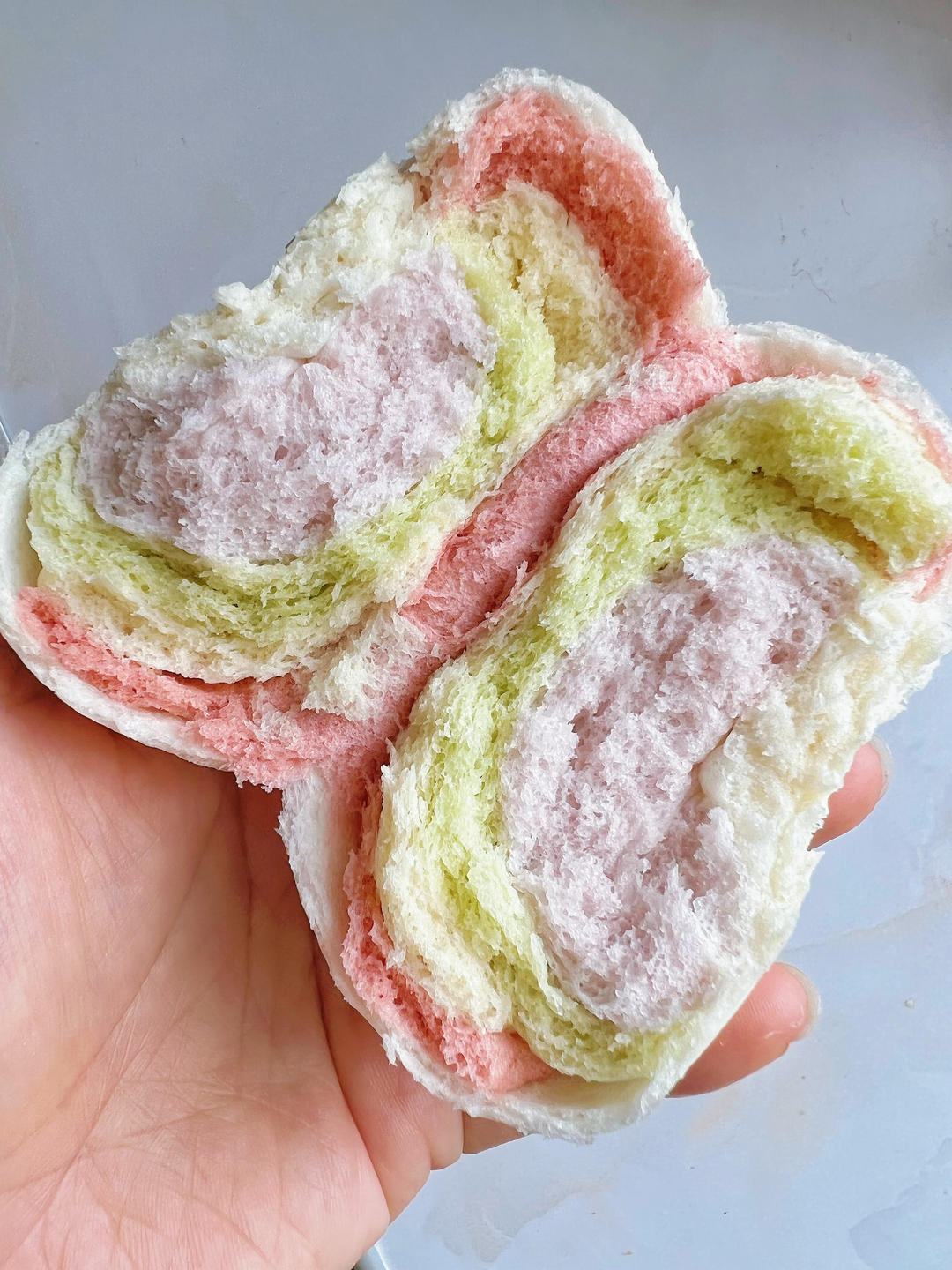 彩虹蔬菜汁馒头