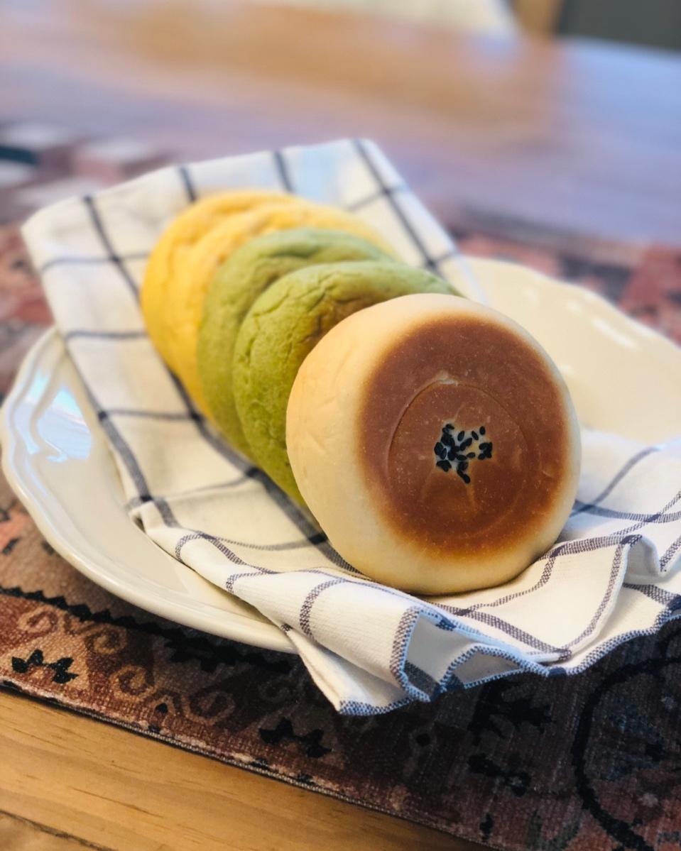 日式南瓜蜜豆包