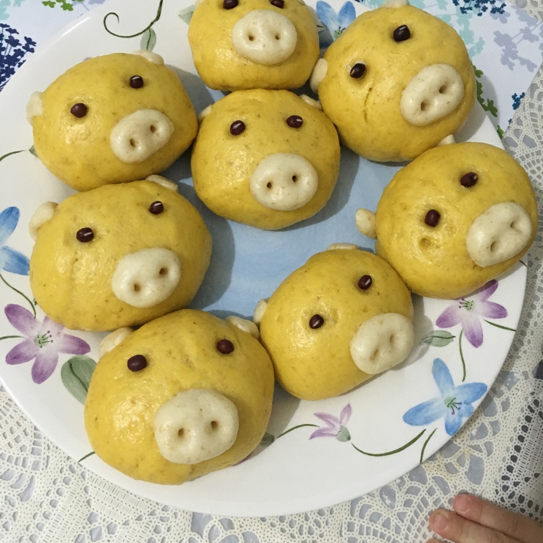 可爱小猪馒头