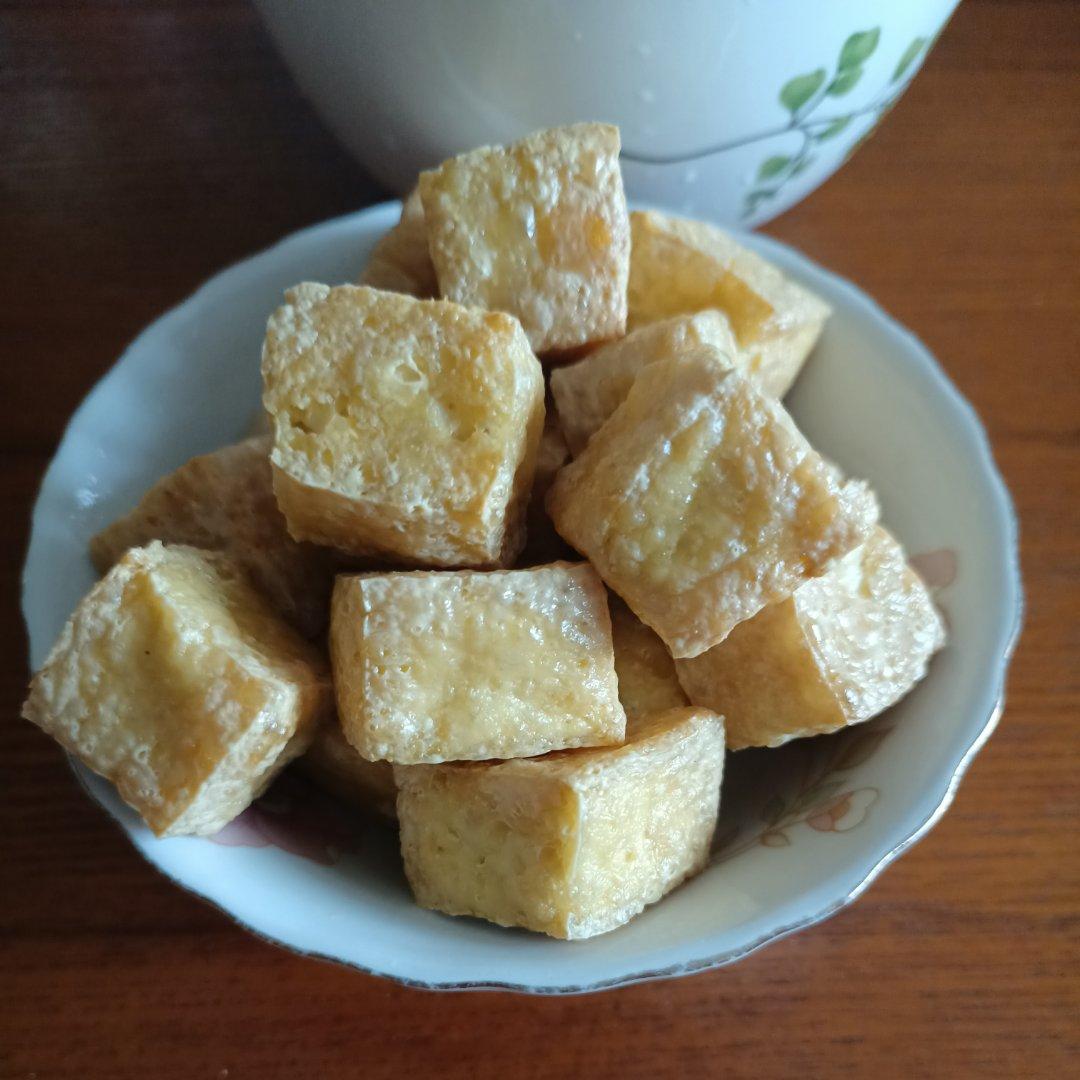 一定要试！空气炸锅炸豆腐！