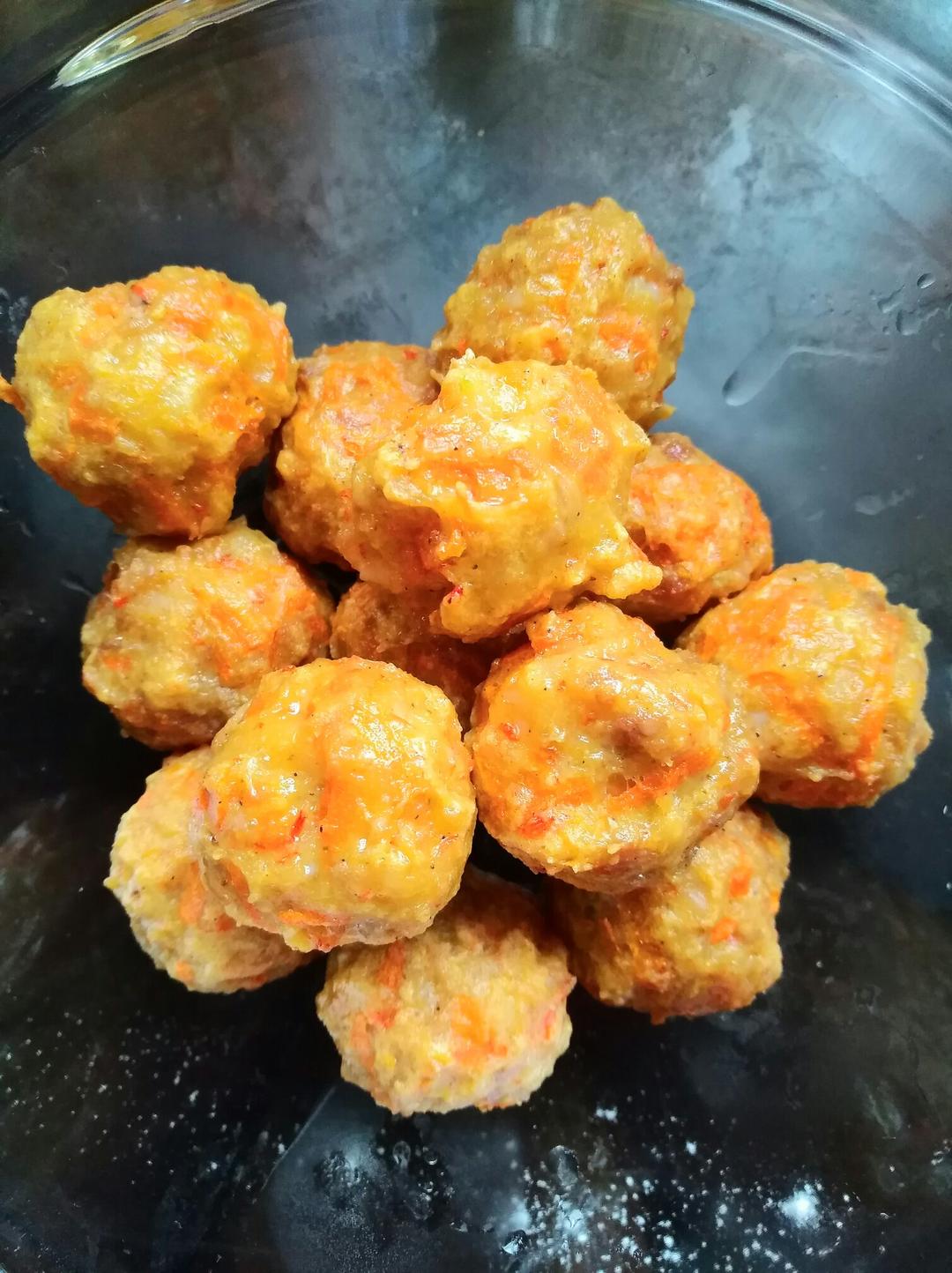 炸胡萝卜丸子