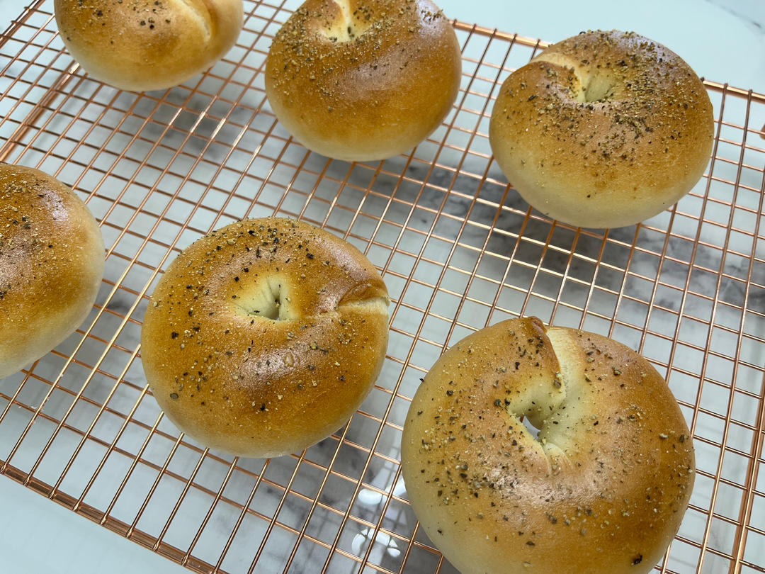 原味贝果🥯/黑芝麻贝果🥯