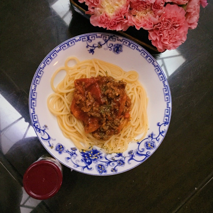番茄肉酱意大利面